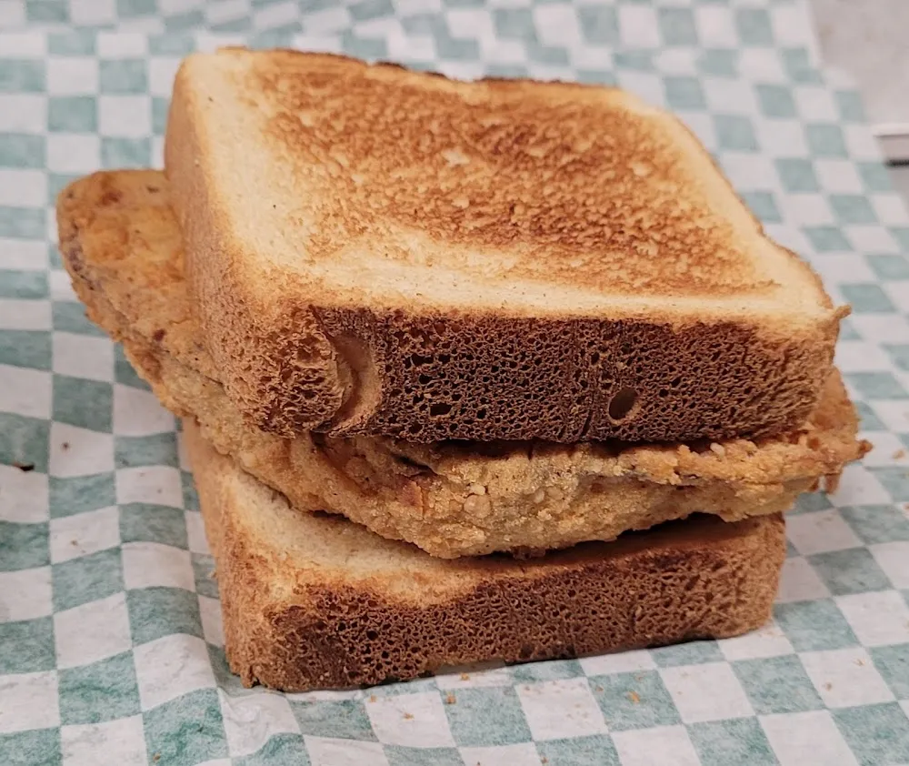 Deep Fried Battered Ham Sandwich
