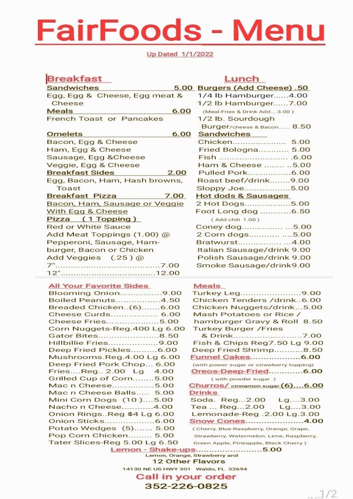 FairFoods Restaurant Menu image 4