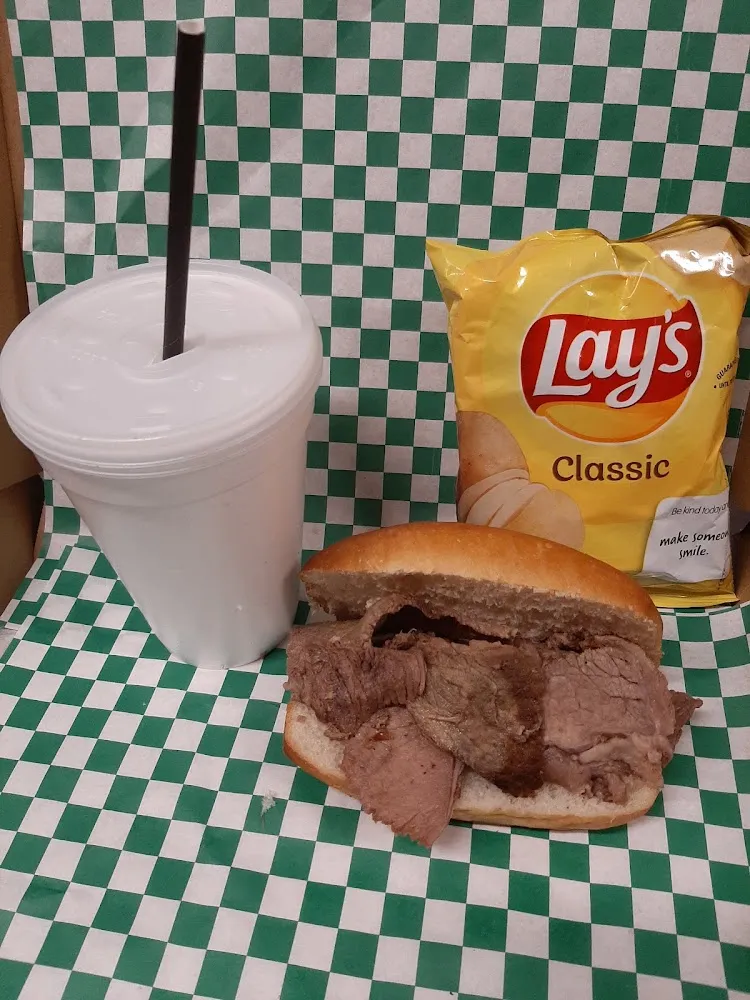 Roast Beef w Fries & Drink